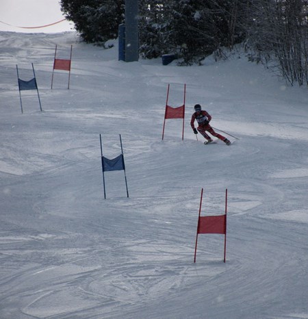 downhill skiing
